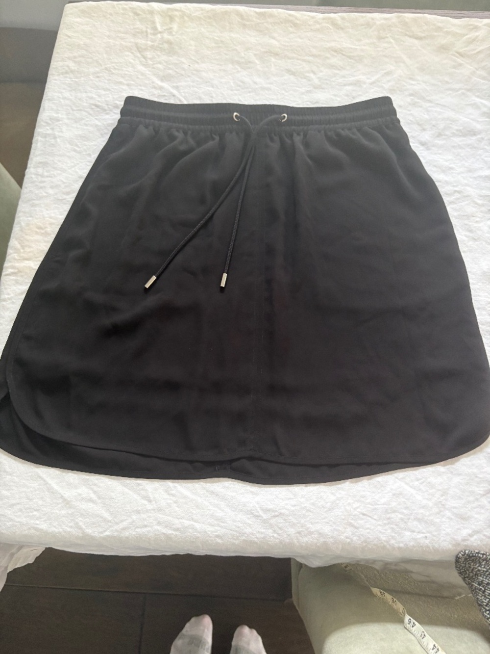 ATM pull-on skirt small black